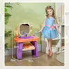 AIYAPLAY Schminktisch Kinder Frisiertisch mit Spiegel, LED Produktbild-Vorschau 3