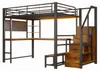 okwish hoogslaper 140x200 met prikbord, bureau, tienerbed Productafbeelding-voorbeeld 9