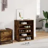 vidaXL Armoire à chaussures Gris Sonoma 60x35x70 cm Bois Voir les images du produit 9