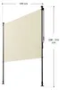 Juskys vertikální markýza Barbados 150x310 cm - ochrana Náhled obrázku produktu 14