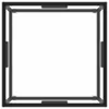 vidaXL Table basse noire avec verre trempé 60x60x35 cm Voir les images du produit 10
