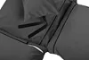 A close-up view of a gray cushion or pad for a hanging chair, showing its texture and stitching. Produktbild-Vorschau