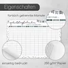 Geburtstagskalender Konfetti I DIN A3 I jahresunabhängig I Produktbild-Vorschau 3