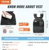 VEVOR Gilet de poids 40 lbs veste de poids réglable hommes Voir les images du produit 7