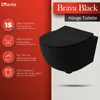 LAVITA Wand-WC Brava Black Hänge Toilette WC Sitz Produktbild-Vorschau 2