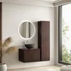 LOMAZOO MESSINA 60 cm, orzech ryflowany, czarna umywalka Podgląd zdjęcia produktu 8