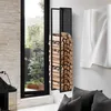 DanDiBo Kaminholzregal Innen Metall Schwarz Produktbild-Vorschau 3