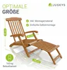 Juskys® Sonnenliege Evia 2er Set wetterfest klappbar Produktbild-Vorschau 6