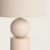 Tischlampe Keramik und Stoff Rahma Beige Produktbild-Vorschau 5