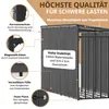 Stojan na drevo, kovový, vonkajšia časť pozinkovaná, 300 x Náhľad obrázku produktu 6