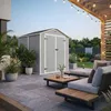ECD Germany Gartenhaus wetterfest 5m³ Kunststoff Gerätehaus Produktbild-Vorschau 9