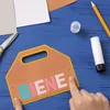 Lot de lettres en bois Relaxdays, 104 pièces, majuscules Voir les images du produit 5