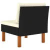 3-tlg. Garten-Lounge-Set Poly Rattan und Eukalyptus Produktbild-Vorschau 9