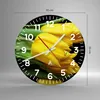 Wanduhr - Rund - Glasuhr - Tulpen Strauß Spiegelreflexion Produktbild-Vorschau 3