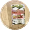 Brotzeitbrett Küche Schneidebrett Holzbrett Rund 23 x 0,5 Produktbild-Vorschau 2