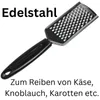 Reibeisen Reibe Edelstahl Küchenreibe Raspel  Käsereibe Produktbild-Vorschau 2