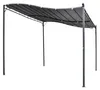 Outsunny Pergola aus Metall und Polyester, Grau 297x297x250 Produktbild-Vorschau 7
