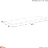Arbeitsplatte - 220 x 60 x 2,8 cm - Endgrain Oak – Capri Produktbild-Vorschau 4