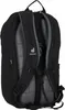 The back view of a black Deuter backpack is shown against a white background. Anteprima dell’immagine prodotto