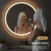 KUTAS – Runder LED Badezimmerspiegel 60 cm – Anti-Beschlag Produktbild-Vorschau 2