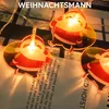Weihnachtsbeleuchtung, 2 Meter, 10 LEDs, Weihnachtsmann mit Produktbild-Vorschau 6