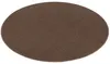 Feinschlingen Velour Teppich Strong Dunkelbraun Rund, Produktbild-Vorschau 2