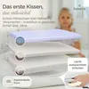 Lunova Kinderkissen 40x60 cm, höhenverstellbar, Memory Produktbild-Vorschau 2