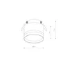 Einbaustrahler Aluminium GX53 rund D: 8,5 cm Schwarz Modern Produktbild-Vorschau 8
