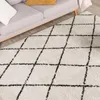 Teppich Hochflor - Grand Lines Cremefarben Schwarz Produktbild-Vorschau 6