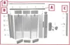 Grosfillex Falttür Spacy Esche weiß 84x205cm Produktbild-Vorschau 5