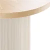 Table de salle à manger sable/nature MDF ovale - Voir les images du produit 6