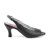 JENNA-02 Pleaser Pink Label Damen Peep Toe Pumps schwarz Produktbild-Vorschau 3