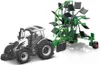 Bburago Farm 10 cm Traktor mit Deluxe-Anhänger – Valtra Produktbild-Vorschau 3