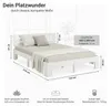 Homestyle4u Holzbett 160x200 Doppelbett mit Lattenrost Produktbild-Vorschau 6