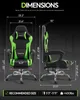 Herná stolička, ergonomická stolička, herné kreslo s Náhľad obrázku produktu 6
