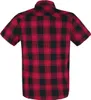 Brandit Check Shirt Short Sleeve red/black, 3XL Produktbild-Vorschau 12