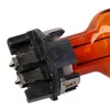 A close-up view of the connector and glass bulb of a lamp. Produktbild-Vorschau