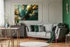 Leinwandbild für das Wohnzimmer Modernes Bild goldene Produktbild-Vorschau 5