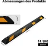 Wiltec Radstopper 183 x 15 x 10 cm, Einparkhilfe aus Gummi, Produktbild-Vorschau 4