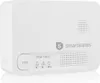 A white carbon monoxide detector with a test button and indicator lights. Produktbild-Vorschau