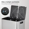 Vidacharmy 30L dvojitý recyklační koš (2 × 15L), nerezový Náhled obrázku produktu 5