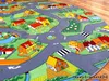 Kinder Spiel Teppich Little Village Grün Rund, Größe:200 cm Produktbild-Vorschau 3