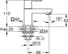 Grohe Eurocube Standventil chrom - 23137000 Produktbild-Vorschau 3