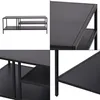 Couchtisch ’Kumlinge’ Metall 40x110x55 cm Schwarz Produktbild-Vorschau 8