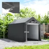 Outsunny Garagenzelt, 2,1 x 3,6 x 2,35 m Lagerzelt mit Produktbild-Vorschau 3