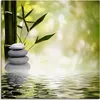 ARTland Leinwandbild Asiatische Spa Steine Größe: 40x40 cm Produktbild-Vorschau 1
