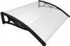 VOUNOT® Vordach für Haustür, 120 x 80 cm Transparentes Produktbild-Vorschau 1