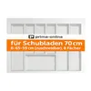 Besteckkasten für 70 cm Schublade Weiß – Zuschneidbar (B: Produktbild-Vorschau 2