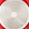 Emaillierte Bratpfanne mit Deckel, Aluminium, rot, Stärke Produktbild-Vorschau 3