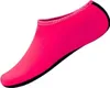 Leuchtend pinker Wasserschuh mit schwarzer Sohle und schwarzem Rand, aus seitlichem Winkel Produktbild-Vorschau
